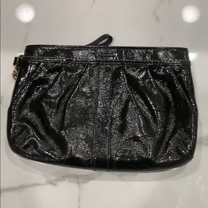 Coach patent leather wristlet.